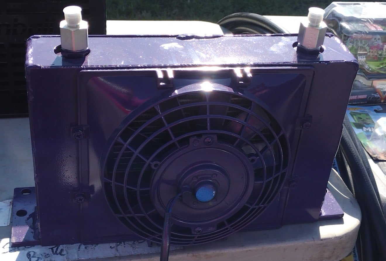 Transmission Cooler w/ lines Cannonball Derby Parts LLC