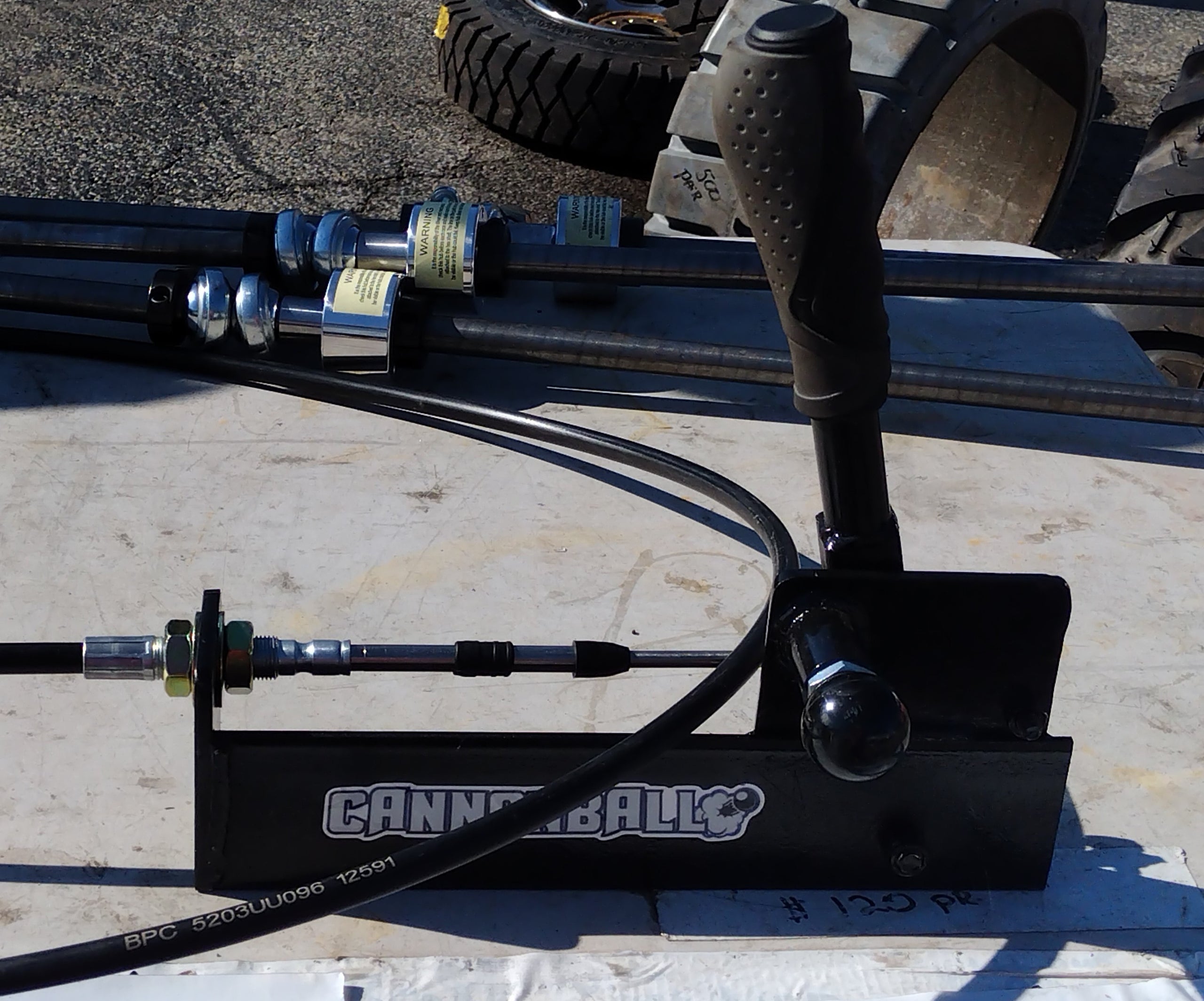 Custom Shifter W/Cable Cannonball Derby Parts LLC